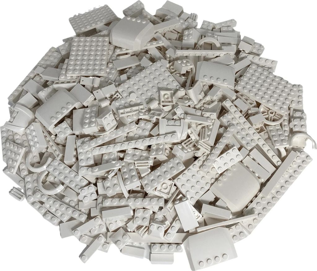 LEGO Steine Sondersteine Gemischt Weiß NEU! Menge 50x – Jede Mischung individuell zusammengestellt