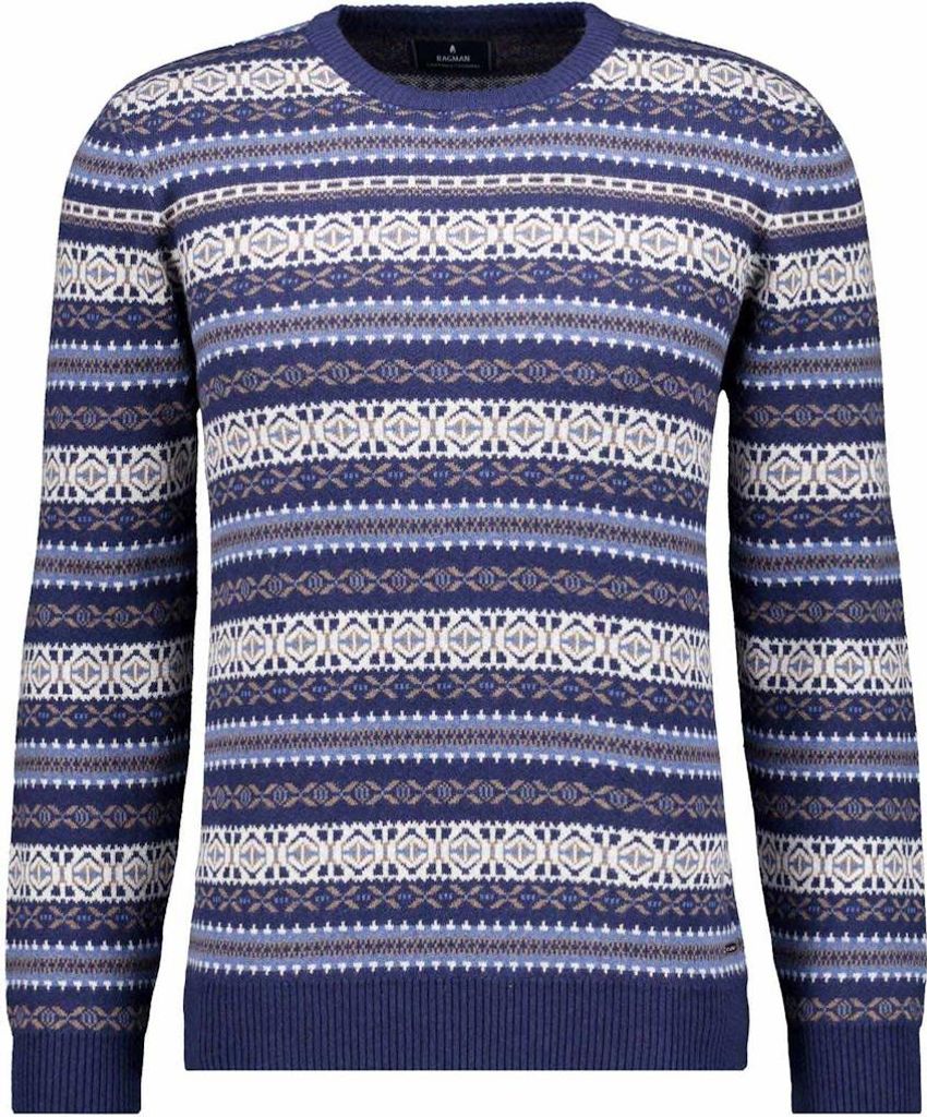 Ragman Strickpullover Jacquard