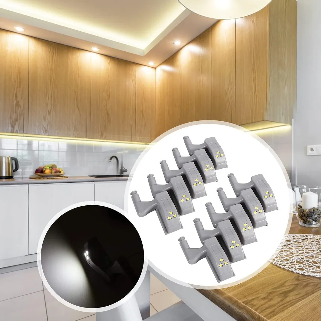 Solution Éclairage Armoire Sombre : Lampe LED de Charnière Haute Qualité