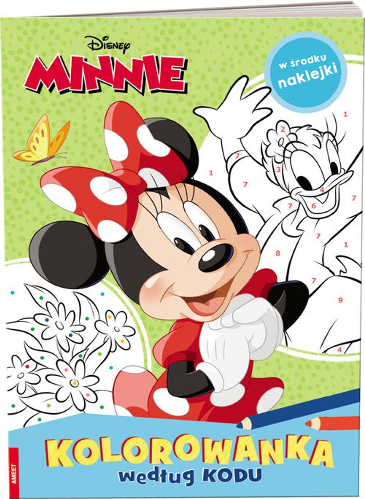 Minnie Malbuch: Ausmalen nach Symbolen und Zahlen
