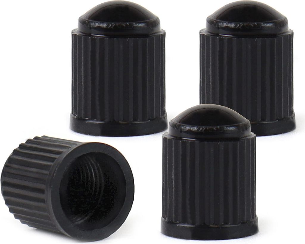 Tappi Di Valvola Plastica X4 Set Di 4 Nero Immagine del prodotto 