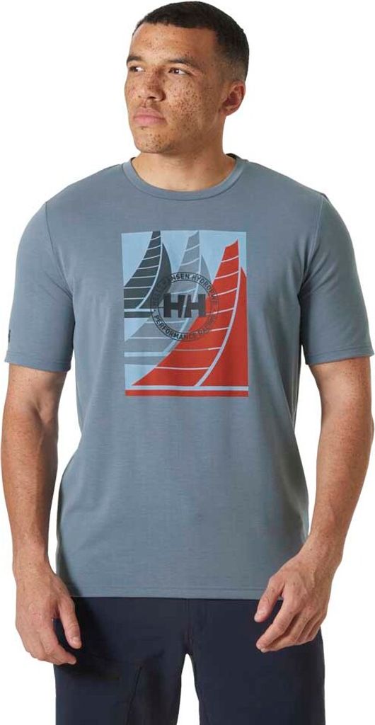 Helly Hansen Race Sailing Kurzarm-t-shirt Grau XL Mann Grau XL