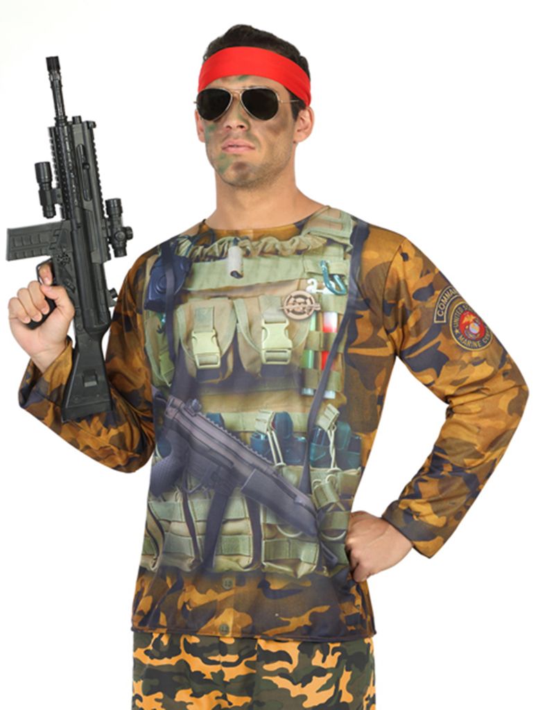 Militär-T-Shirt für Herren M / L