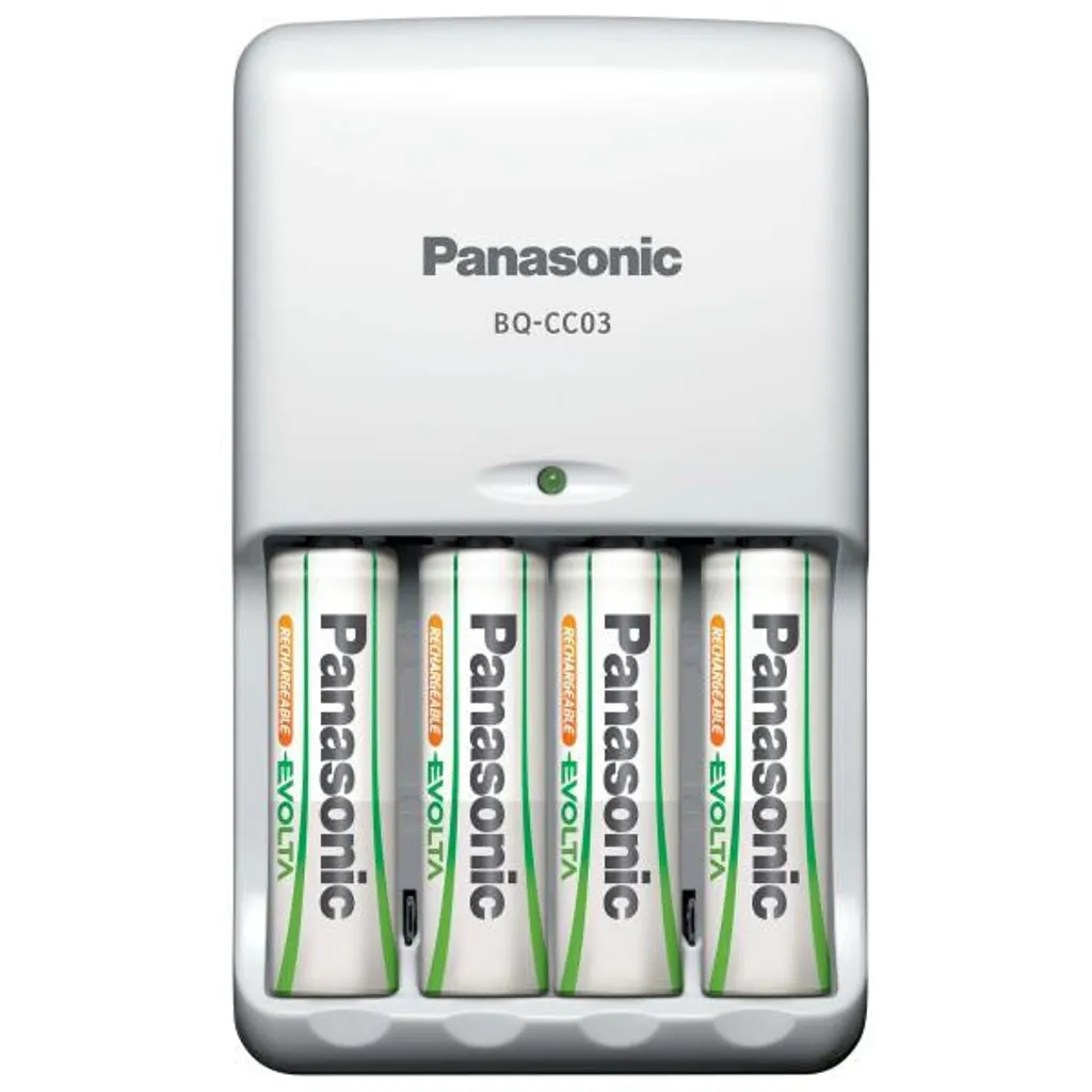 Chargeur de batterie hybride Panasonic BQ-CC03 pour accumulateurs NiMH