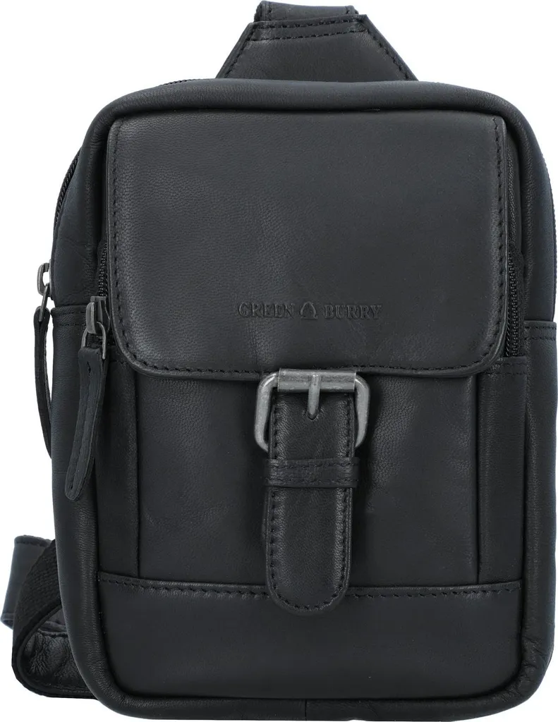 Petit sac sacoche femme Greenburry Fiorentina en cuir véritable 19cm
