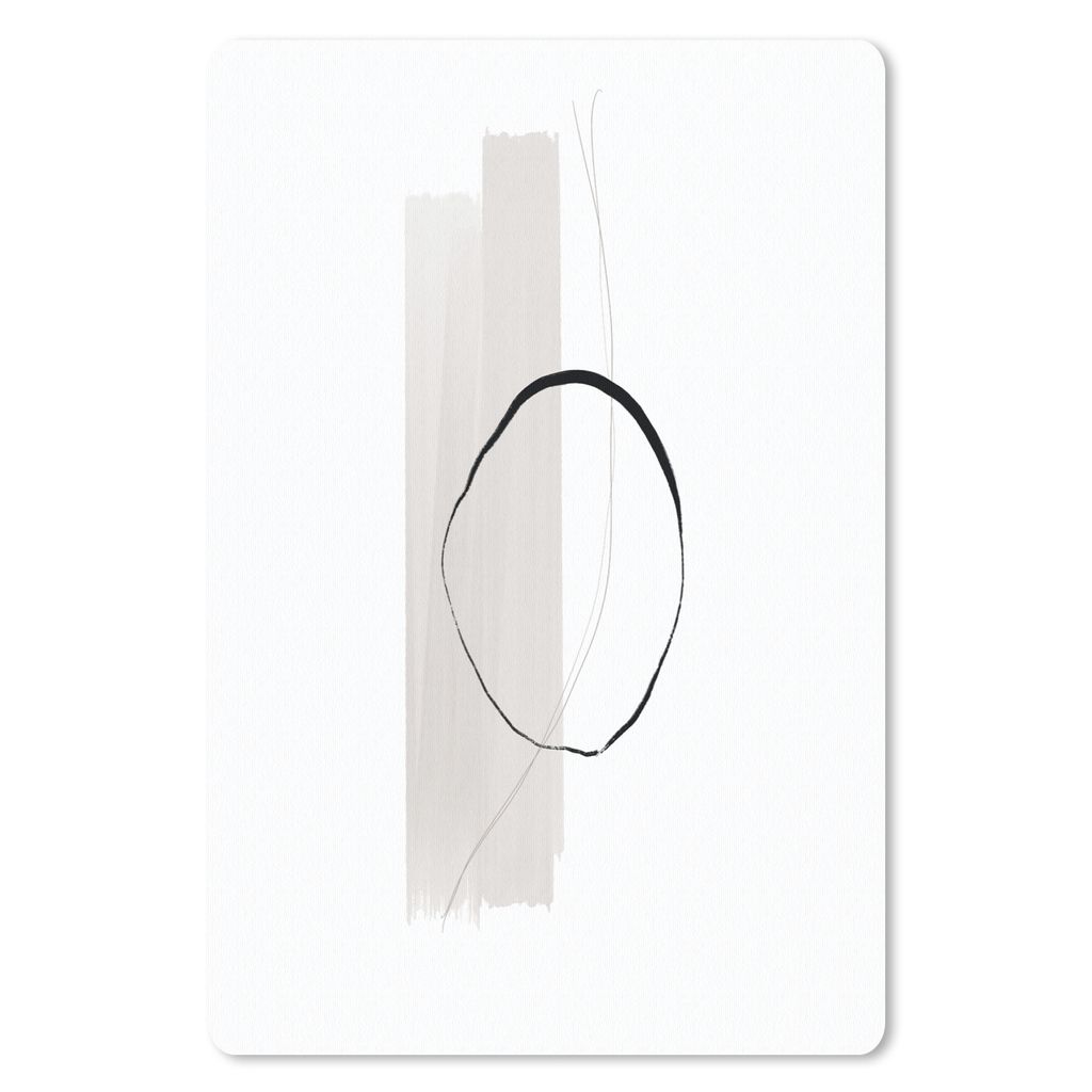 MuchoWow Mauspad Mousepad Abstrakt - Pastell - Design 40x60 cm - Mousepads - Maus Mat - Pad - Mausunterlage - Schreibtisch Accesoire