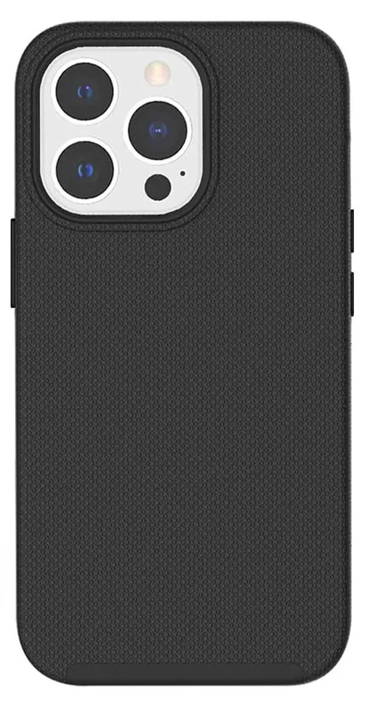 Eiger, Cover rigida per iPhone 14 Pro Max con 2 strati di protezione ultra-rinforzata contro le cadute da 4M, nero - 2