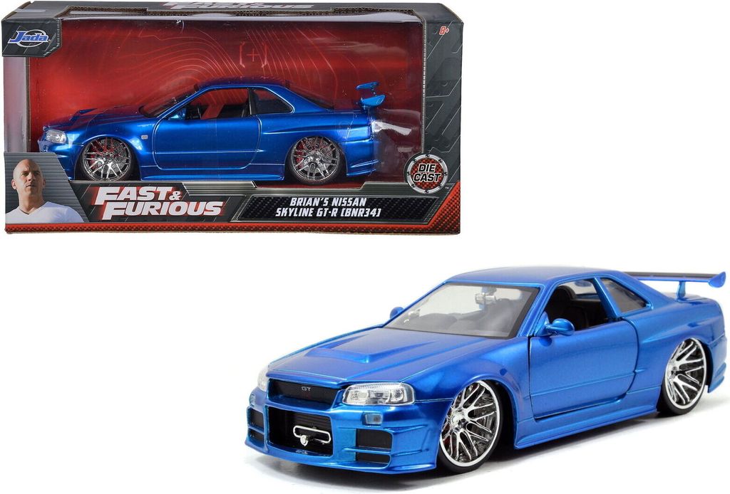Fast & Furious 2002 Nissan Skyline 1:24 Immagine del prodotto 