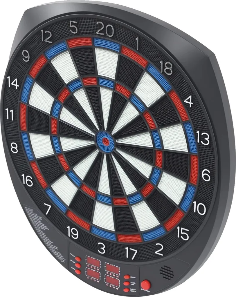 Jeu de fléchettes électronique professionnel, 27 modes, écran LED noir