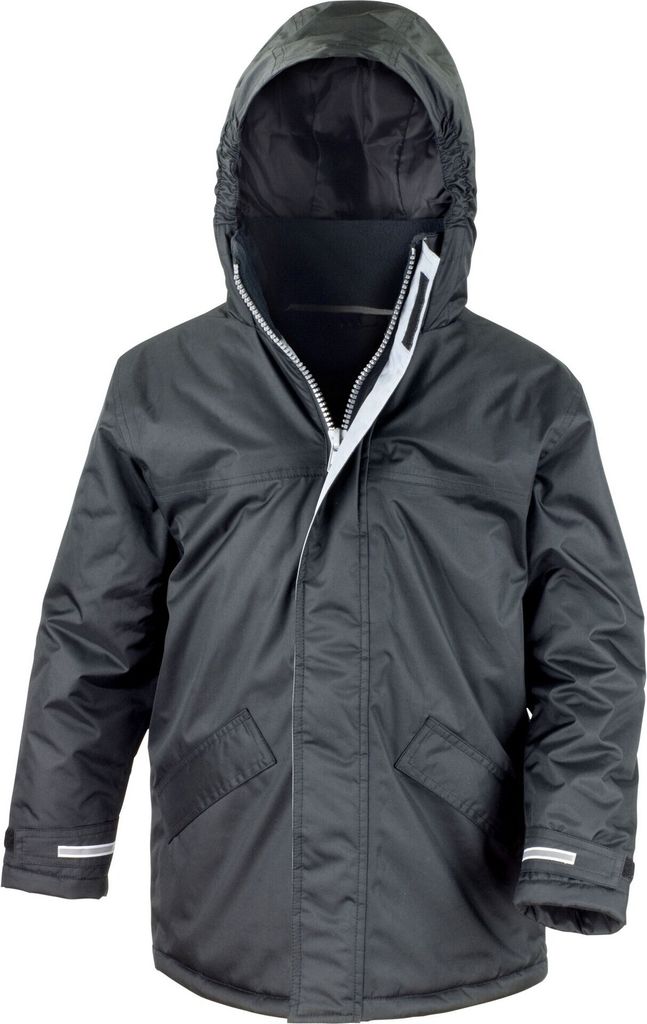 Result Core - Parka für Kinder RW10142 (128) (Schwarz)