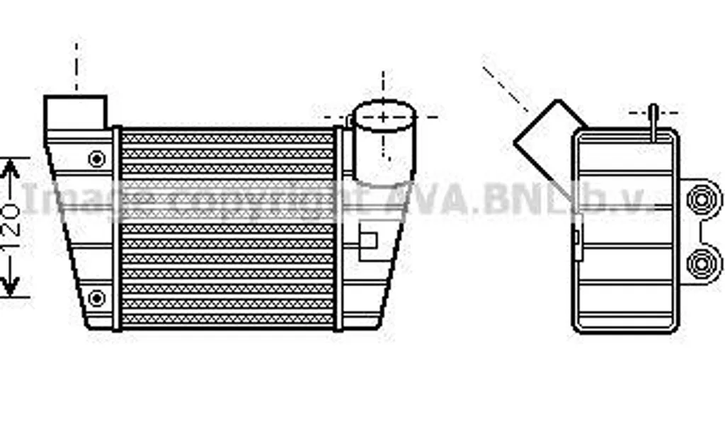 Supprimez les pertes de puissance - Intercooler AVA AI4283 8L9145806B