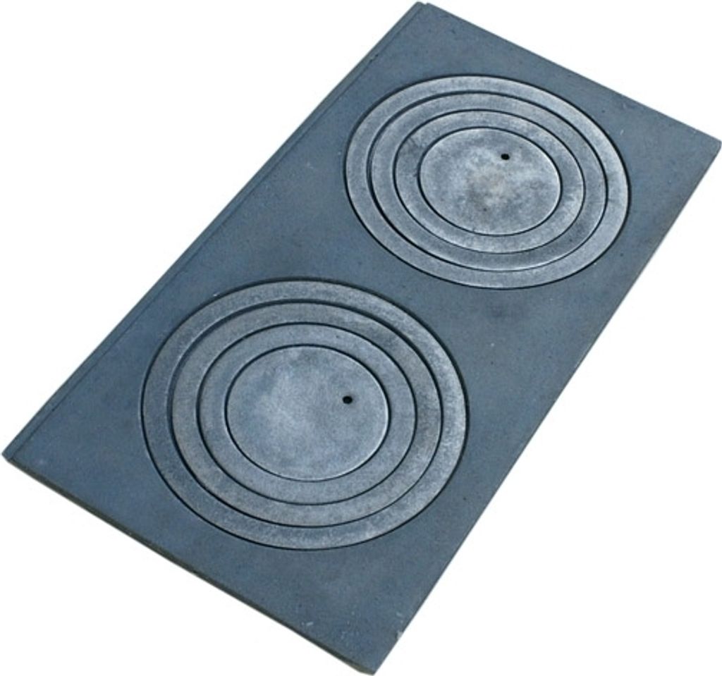 SEZAM - 60 x 30,5 cm - Anello focolare per stufa in ghisa Immagine del prodotto 