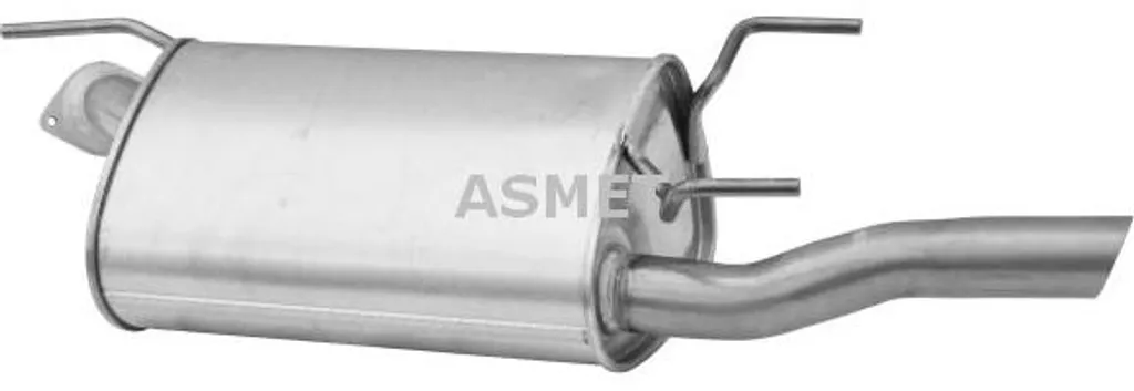 Silencieux arrière ASMET 5124 compatible Vectra | Échappement OE 5852872
