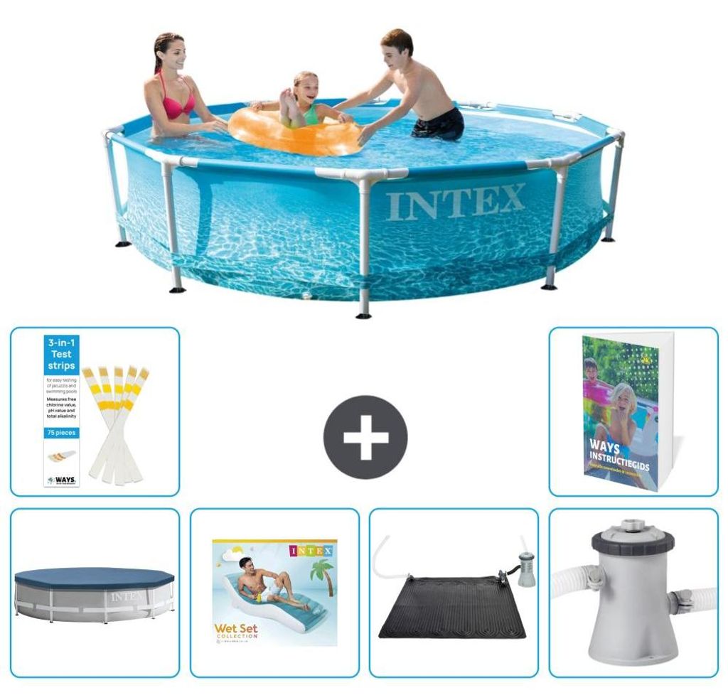 Frame Pool Rund - 305x76 cm - 7-teilig S45