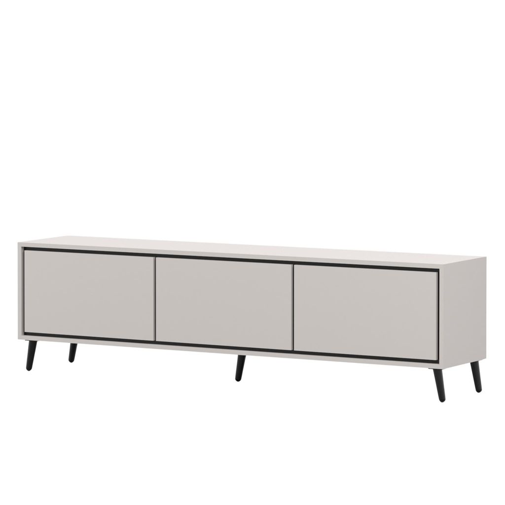 Meuble TV bas FRESCO 180 cm cachemire/cachemire – Meuble TV Image du produit 