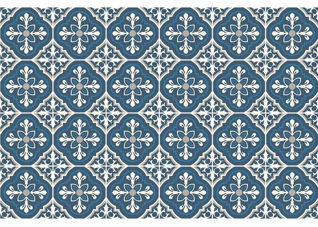 Selbstklebende Fliesenaufkleber für Küche und Bad – 24 Azulejos Amilla Fliesenaufkleber – 24 Aufkleber 15 x 15 cm