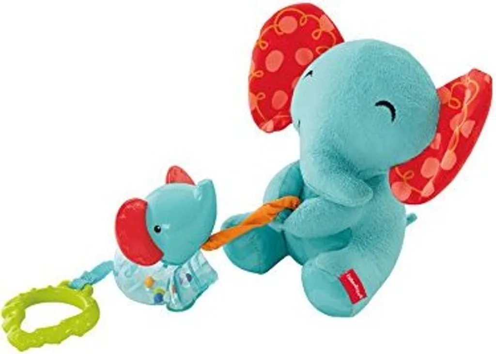 Fisher-Price CDN53 Éléphant à remonter : Jouet d'éveil pour bébé Mattel