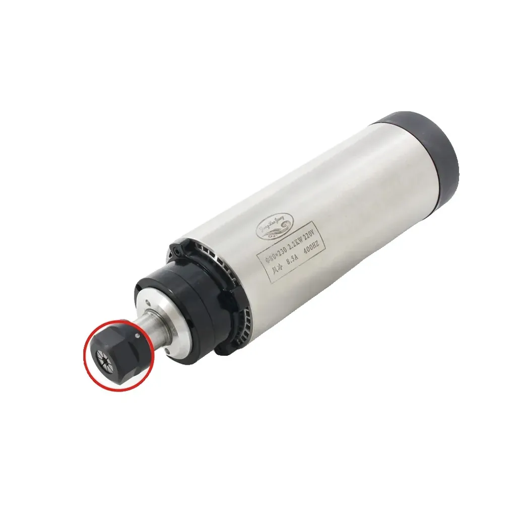 Broche de Fraisage CNC 2,2kW à Refroidissement par Air et Pince ER20