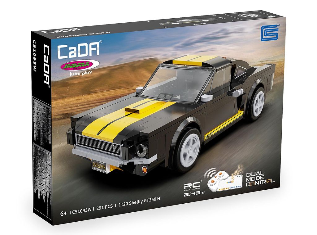 JAMARA CaDA Shelby GT350 H 1:20 nero 2.4GHz Mattoncini Immagine del prodotto 