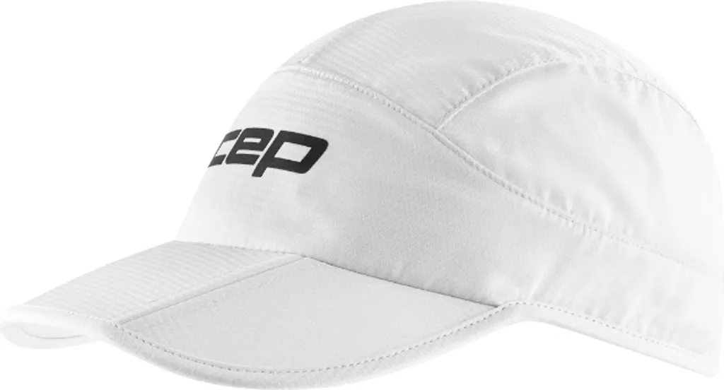 Casquette de sport pliable blanche CEP pour homme et femme running