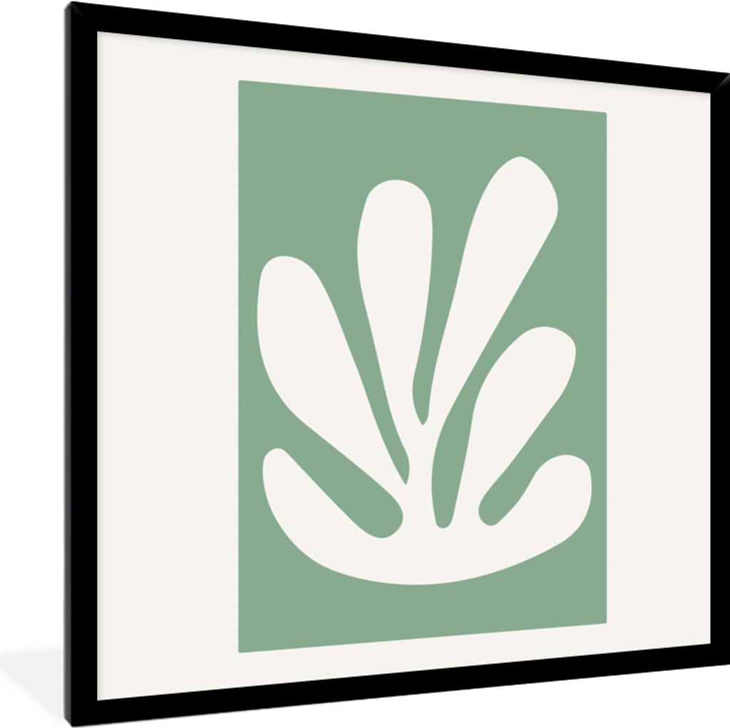 MuchoWow Gerahmtes Poster Matisse - Grün - Alte Meister 40x40 cm - Poster mit Schwarzem Bilderrahmen Wandposter Rahmen Foto Bilder - Mit Rahmen ...