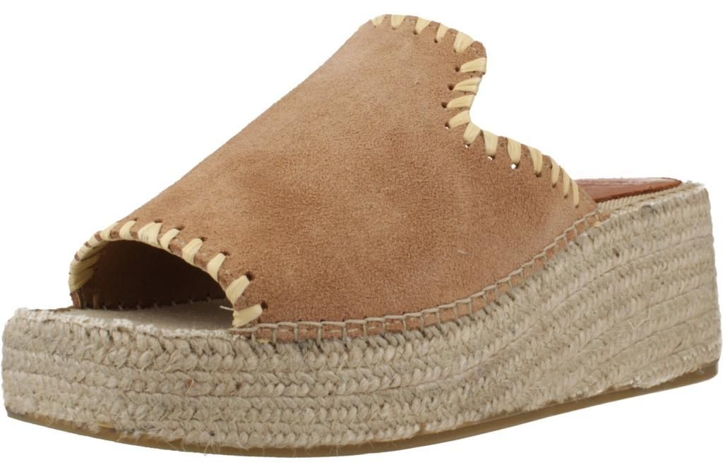 Toni Pons Ilenia-SD Damen Wildleder-Espadrilles Camel Größe 38