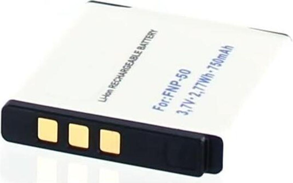 Akku für Fuji FinePix F600EXR Li-Ion 3,7 Volt 700 mAh schwarz