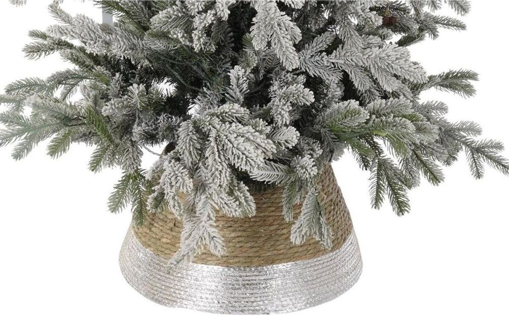 Weihnachtsbaum-Schürze DKD Home Decor Seegras (45 x 45 x 24 cm) (3 Stück)
