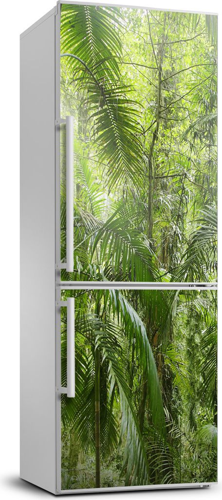 Tulup Kühlschrankdekoration - 70x190 cm - Aufkleber auf dem Kühlschrank - der Regenwald