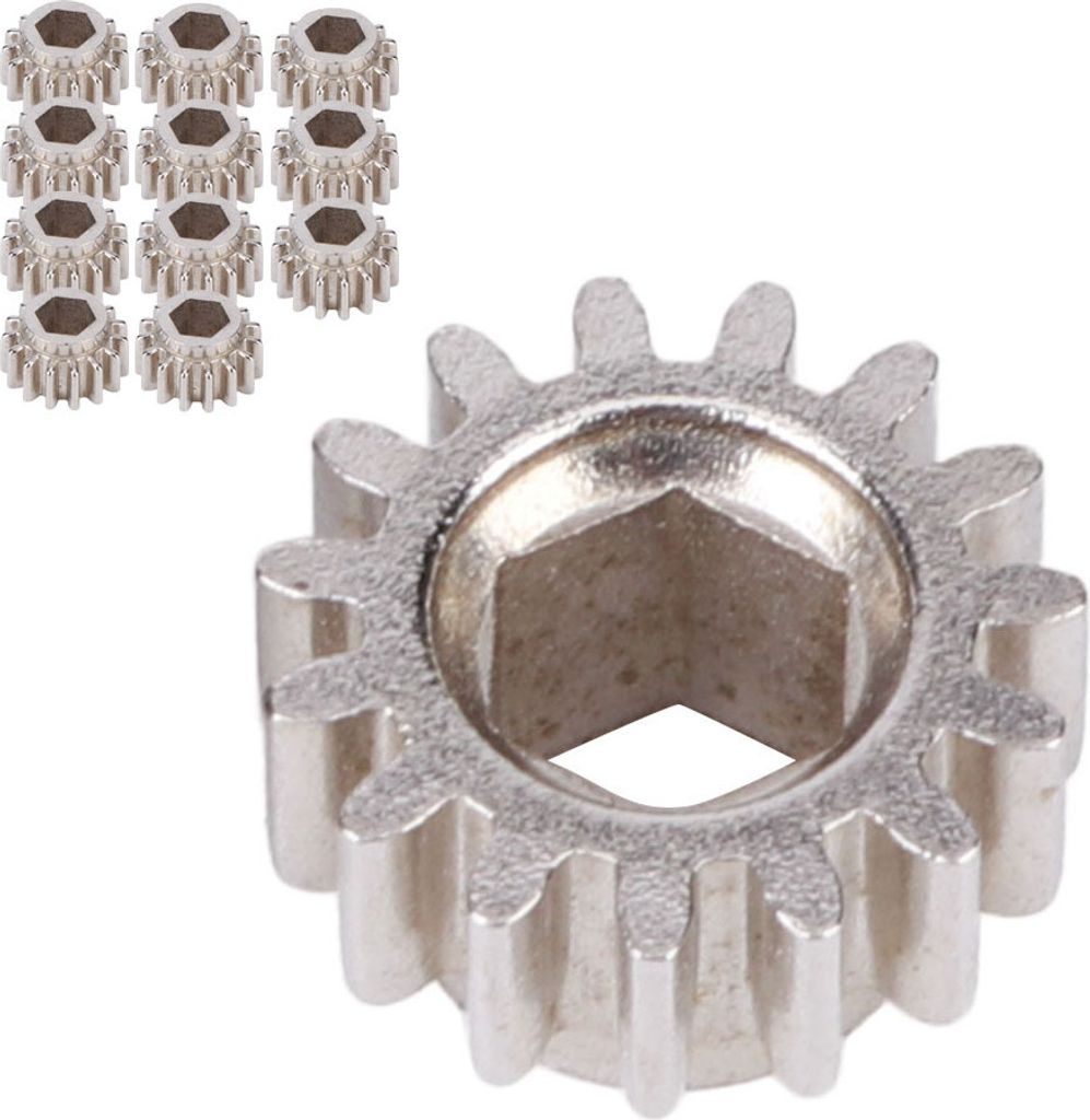 A group of gears and one gear in the foreground.