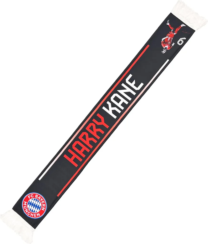 Sciarpa Nera Bayern Monaco Harry Kane | Accessorio Tifoso Premium 140cm