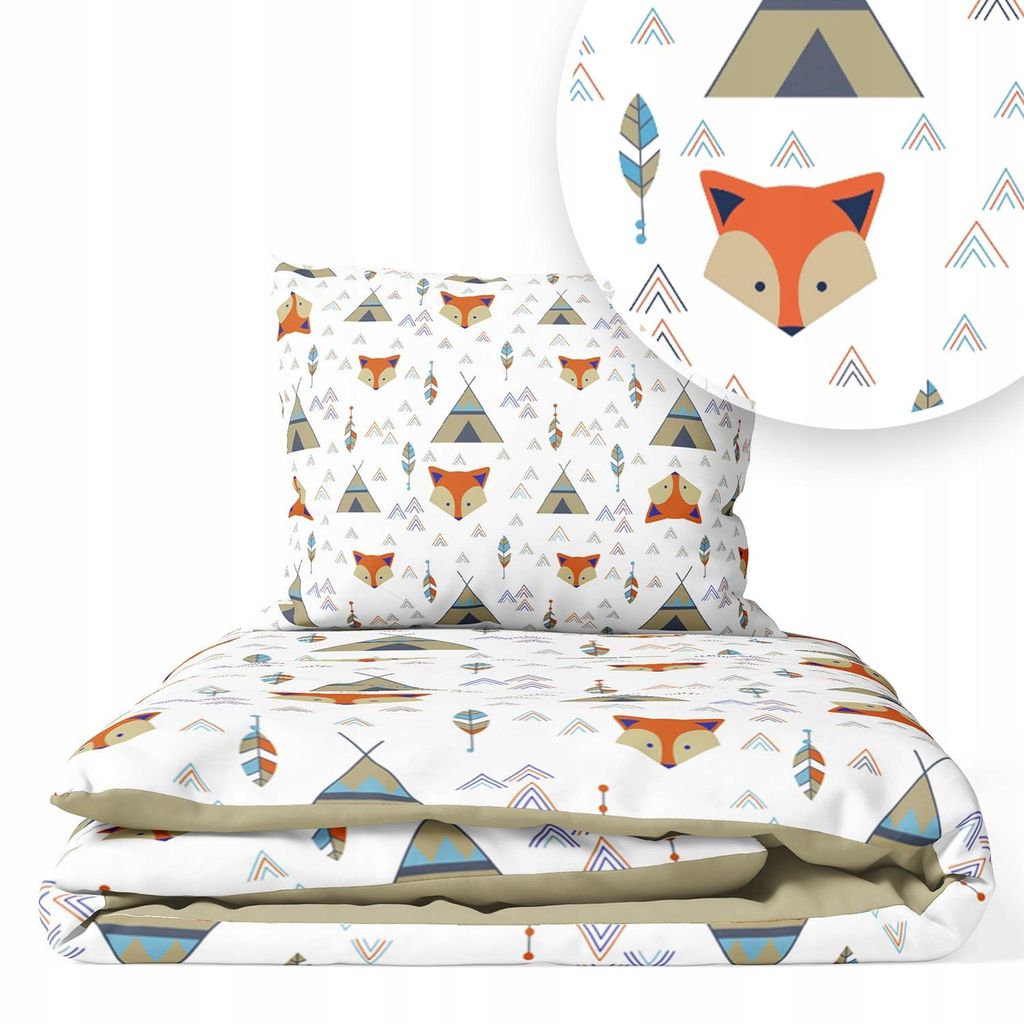 Kinderbettwäsche 90x120 Baumwolle Baby Bettwäsche Set 90x120 + 40x60 Kissenbezug Jungen & Mädchen Kleinkind Bettbezug