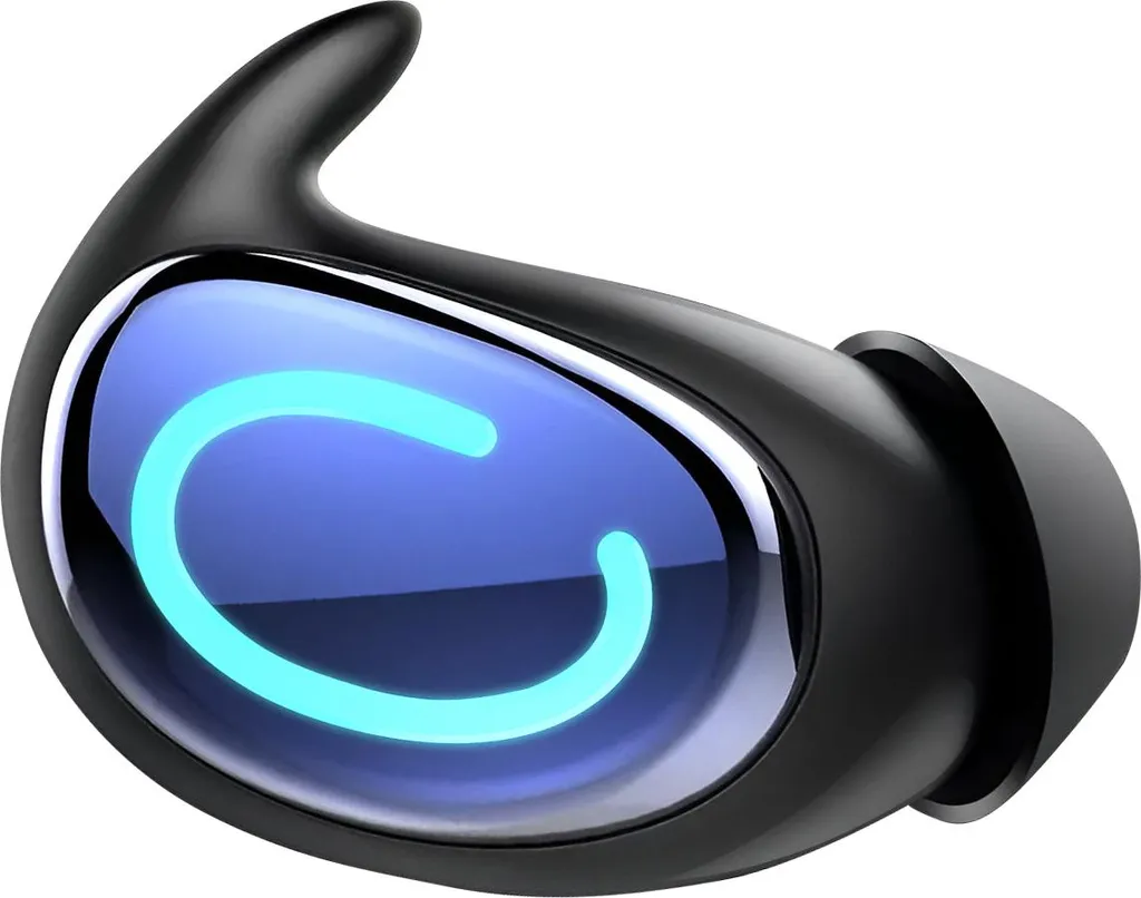 Écouteur Dormir sur le Côté Bluetooth - Réduction Bruit ENC Mince Bleu