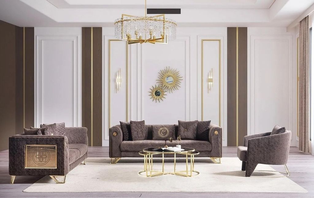 Wohnzimmer Set (Sofagarnitur 3+3+1) – Ideal für Ihr gemütliches Zuhause.