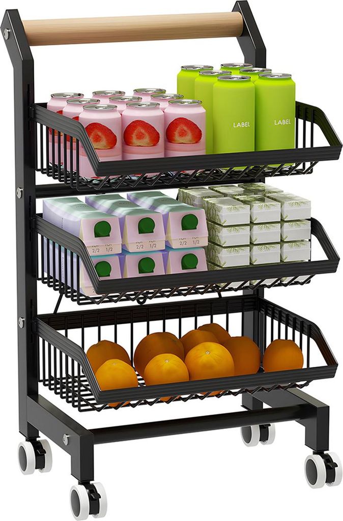Heikoeco® regal rollen, küchen standregal, für Produktbild 