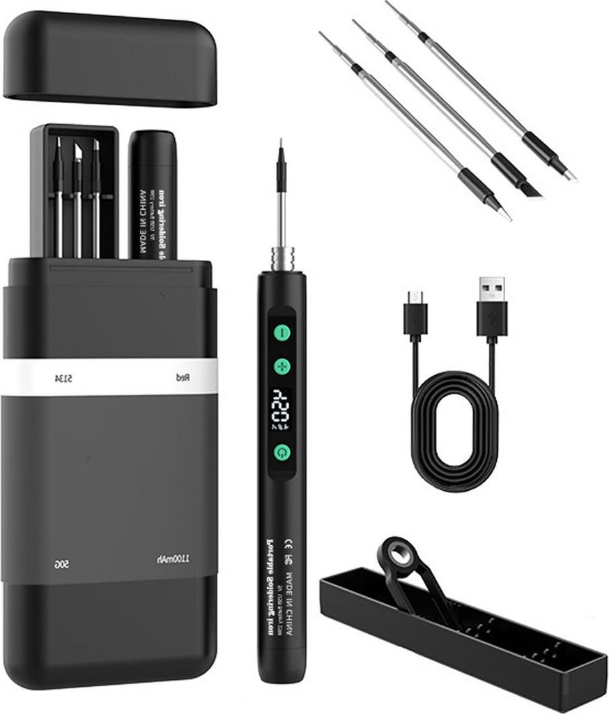 USB kabelloser Lötkolben, 1100mAh Lötkolben akku mit mit Produktbild 
