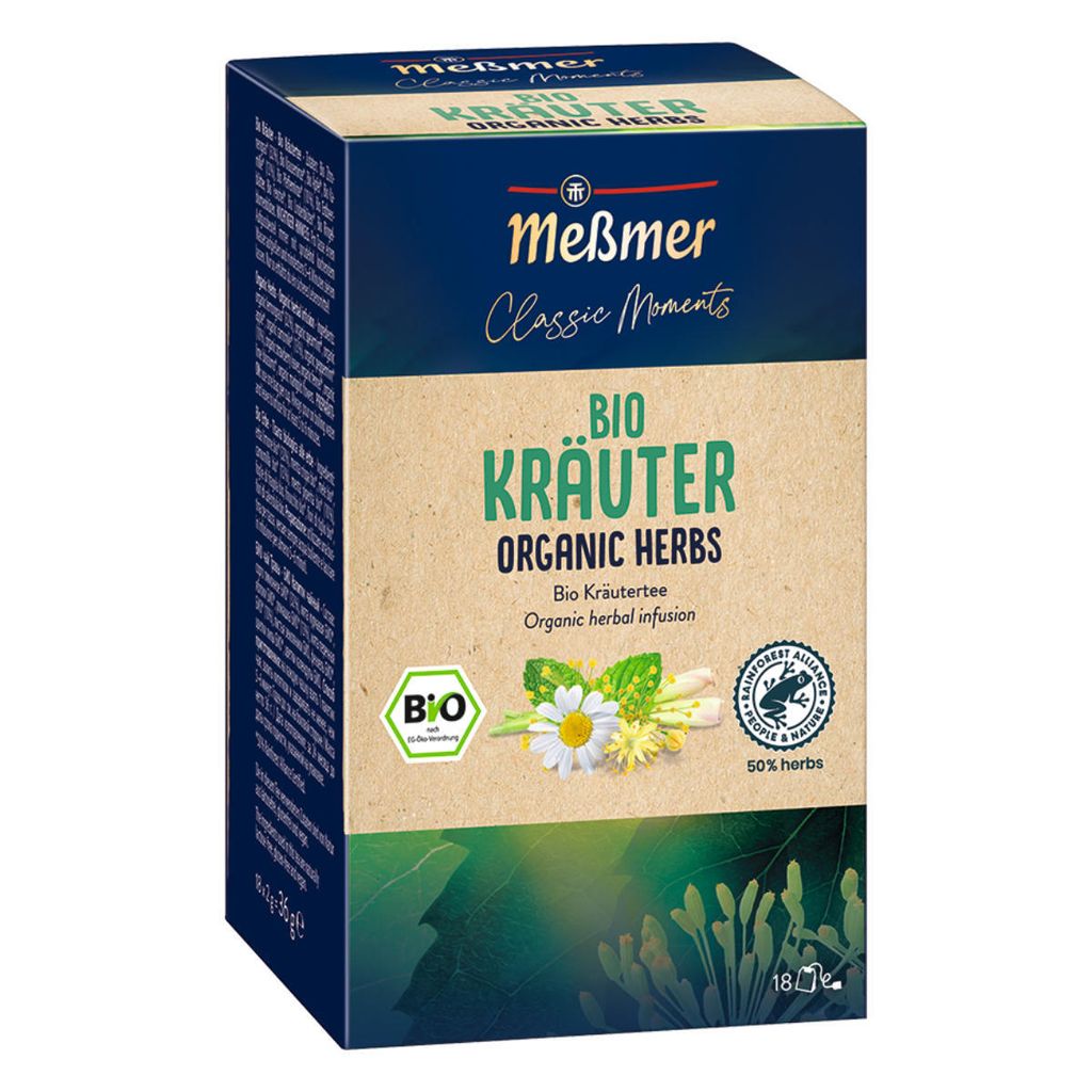 Meßmer Classic Moments Fenchel Kräutertee Organic Herbs 36g