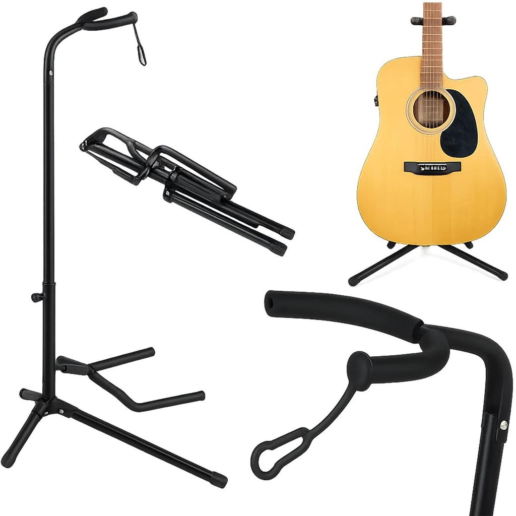 Statyw gitarowy uniwersalny stojak na gitarę regulowany Zdjęcie produktu 