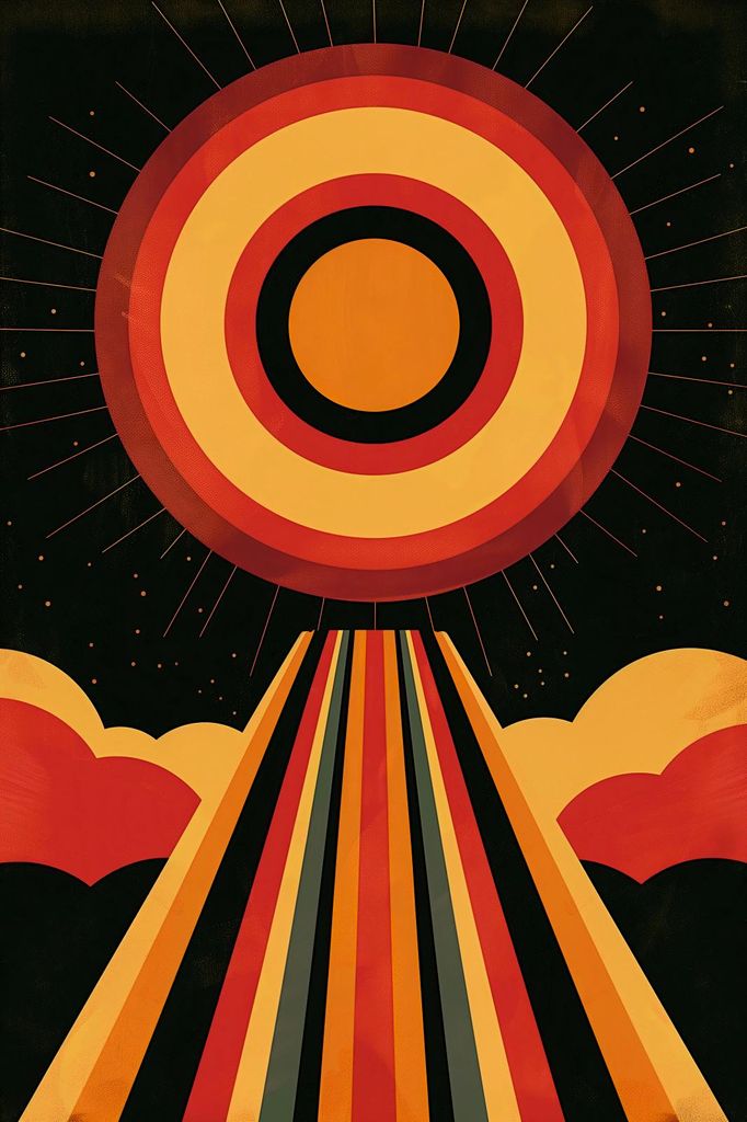 Poster 40x60cm Vitalitätsstrahlen