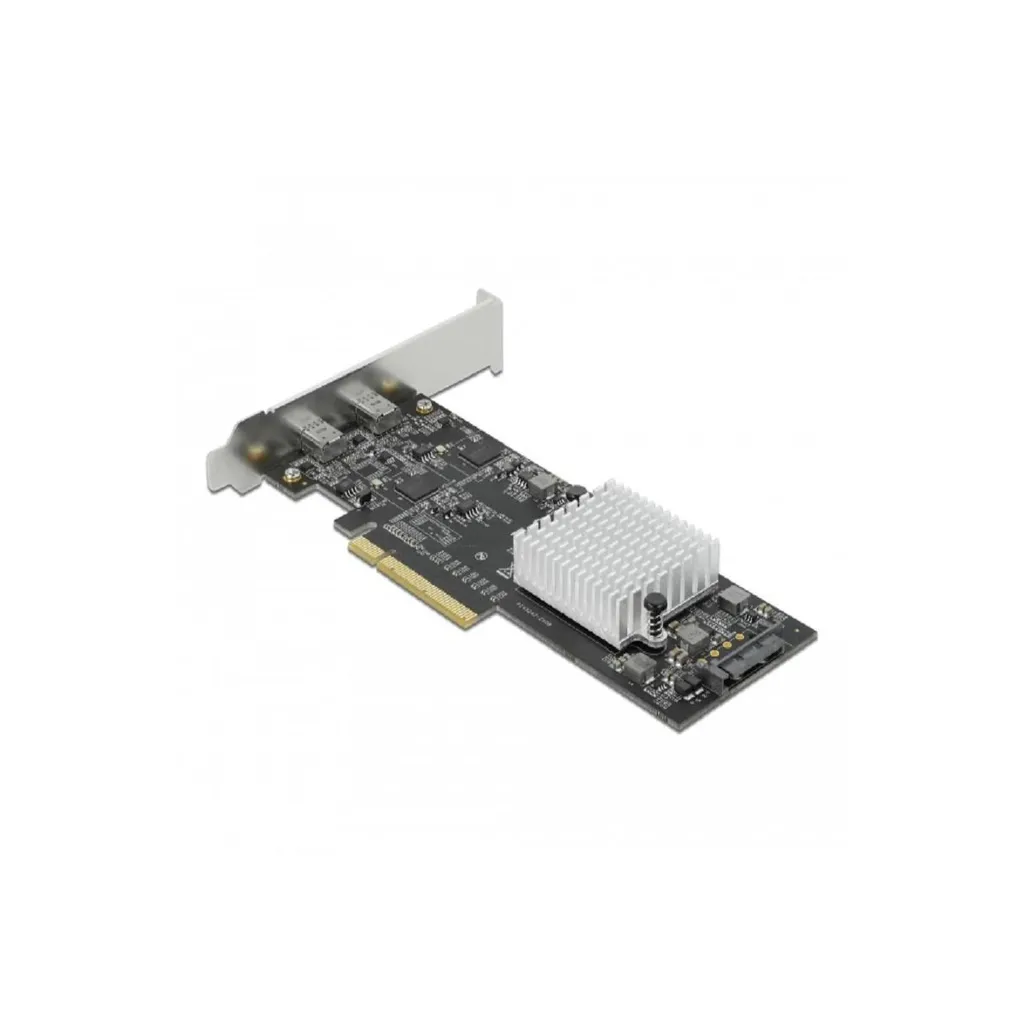 Carte PCIe 3.0 x8 DeLOCK 89011 vers 2 ports USB-C 3.2 Gen 2x2 20 Gbps
