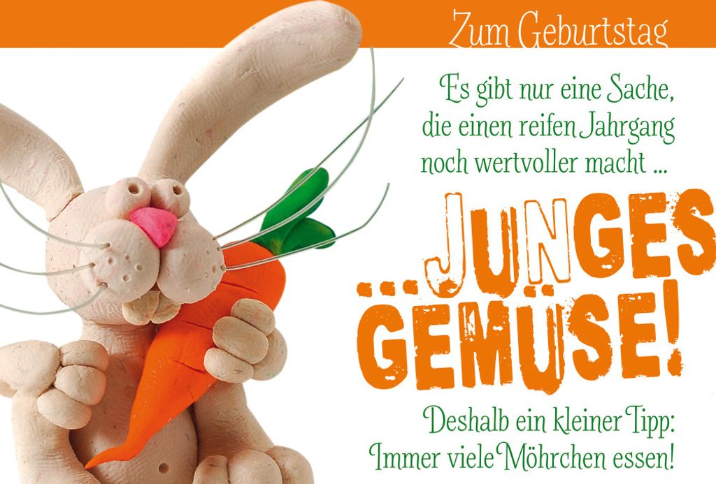 Geburtstag - 4 Styles - Glückwunschkarte im Format 11,5 x 17 cm mit