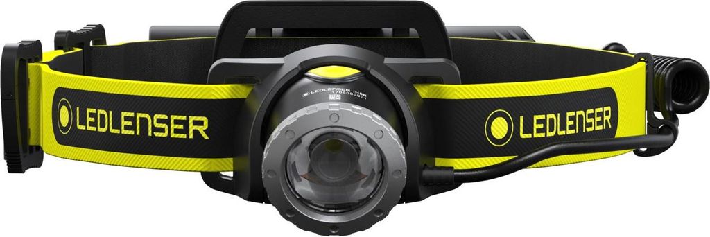 Ledlenser Kopflampe iH8R, schwarz-gelb, 600 Lumen, 150m Produktbild 