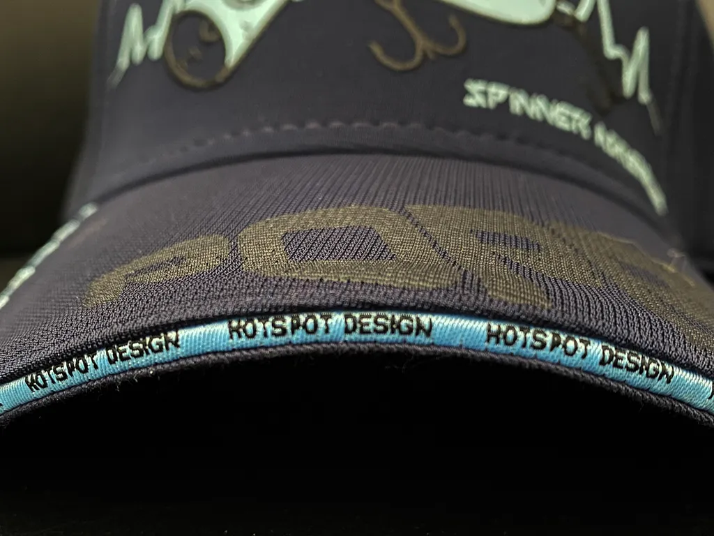 Casquette de Pêche Snapback Bleu Hotspot Design Cap Popper Ajustable - 4