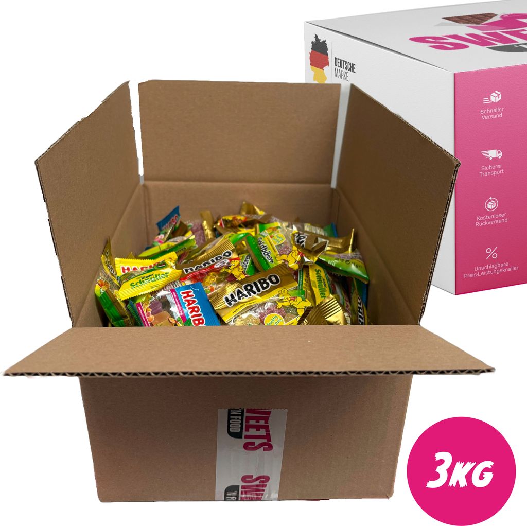 HARIBO Minis Minibeutel Mix Karton 3 kg Produktbild 