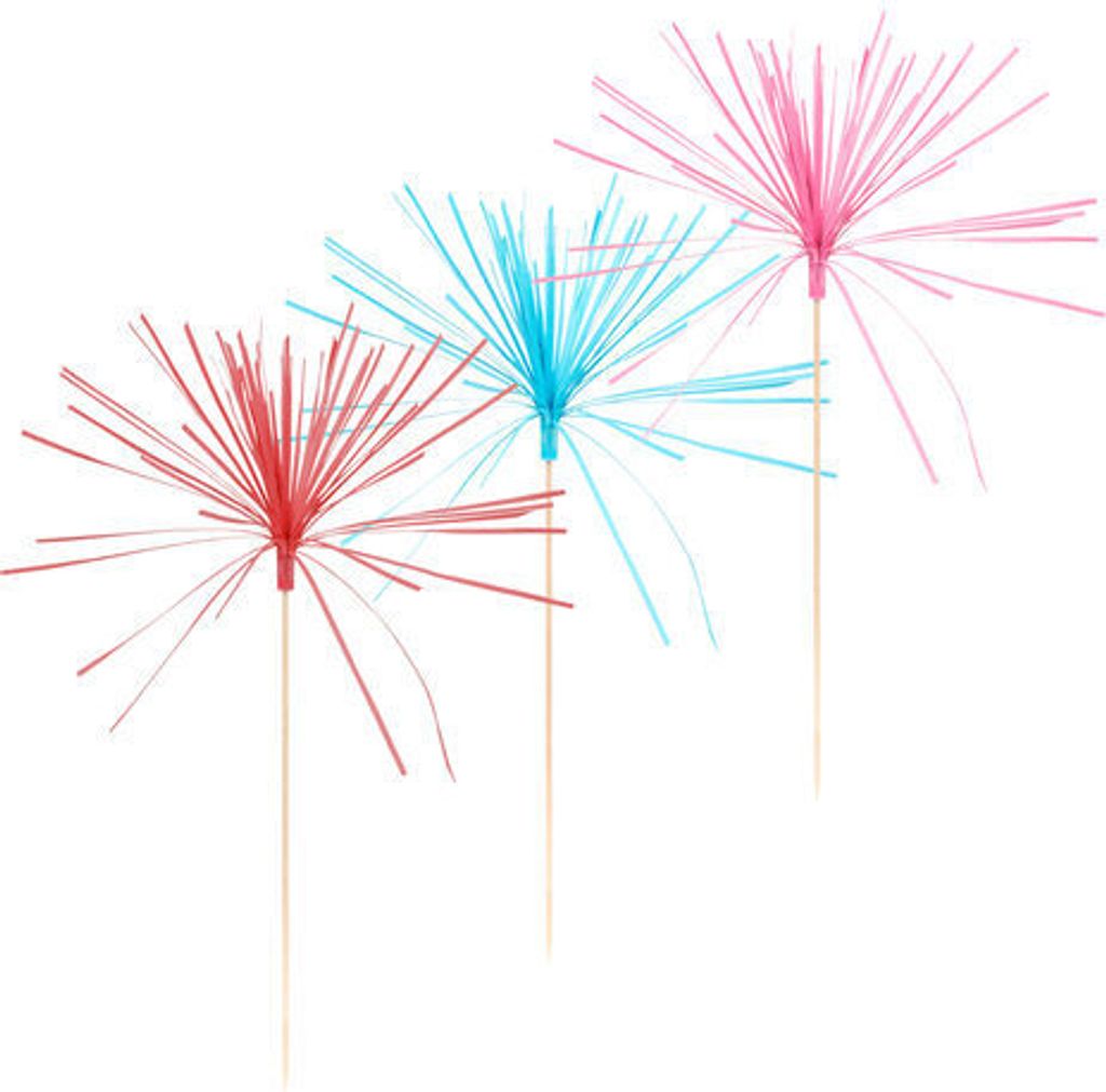 144x Papierpalmen 23cm