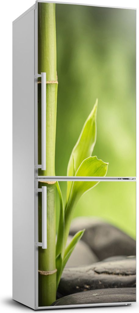 Tulup Kühlschrankdekoration - 70x190 cm - Aufkleber auf dem Kühlschrank - Bambus