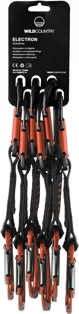Wild Country - Electron Sport Express-Set, Farbe:black/orange, Größe:12CM