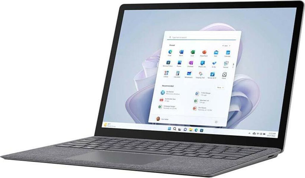 MICROSOFT R8Q-00005 Surface Laptop 5 Intel Core i5-1145G7 34,29cm 13,5Zoll 16GB 512GB W10P SC Platinum Österreich/Deutschland 1 Lizenz
