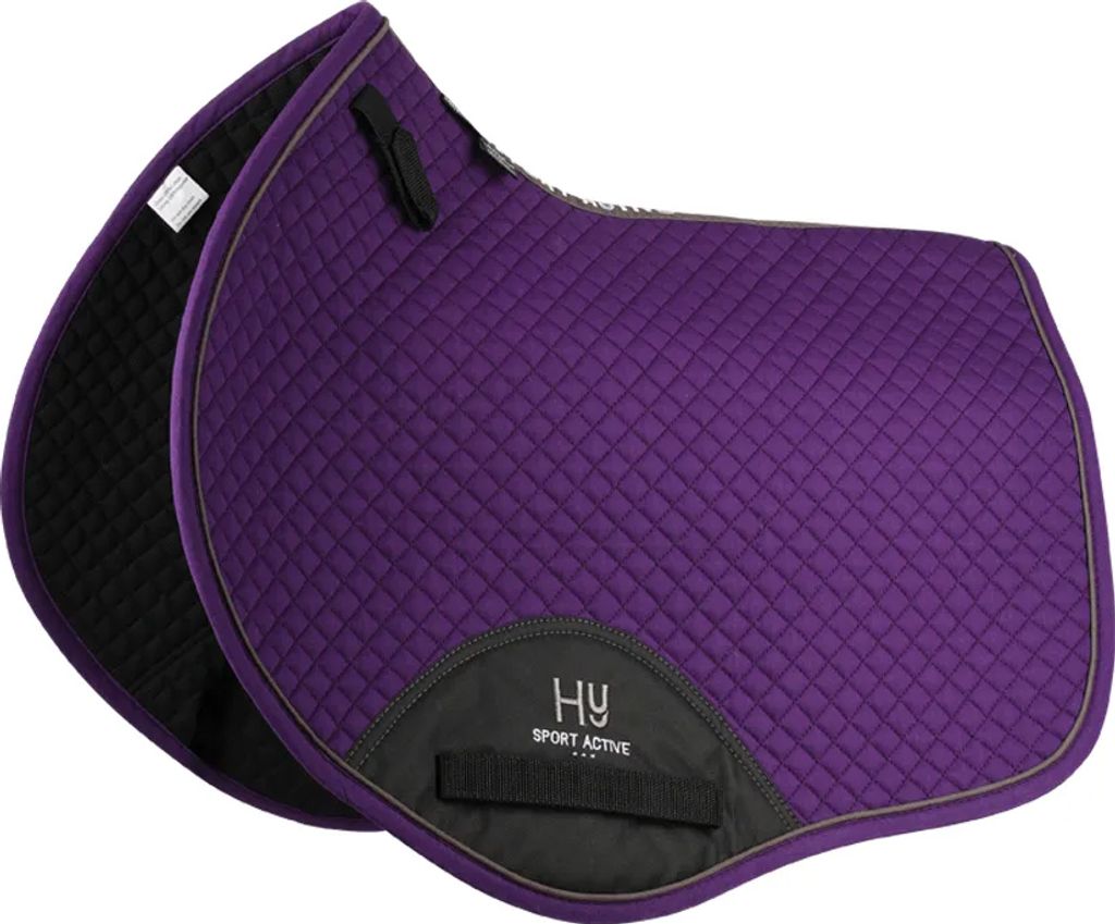 Hy Sport Active - Satteldecke mit engem Kontakt BZ5084 (Pony) (Königsviolett)