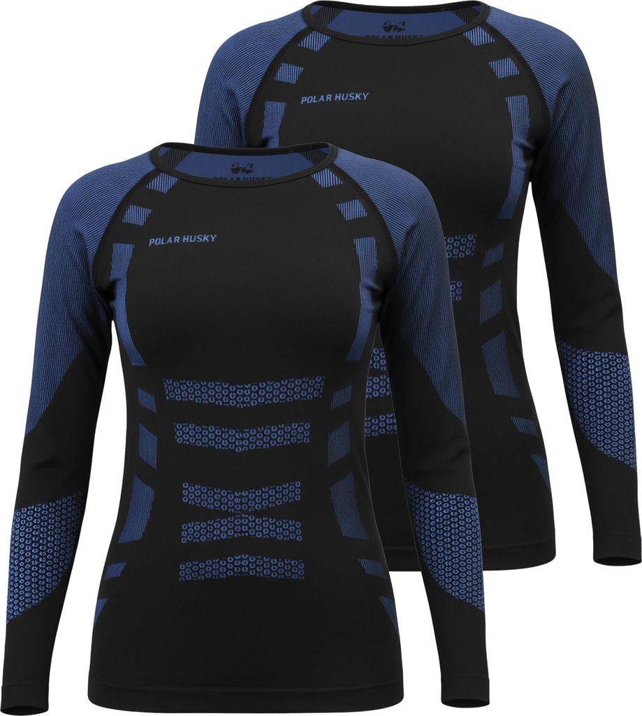 normani 2 x Thermooberteil Langarm Shirt Skiunterwäsche für Damen